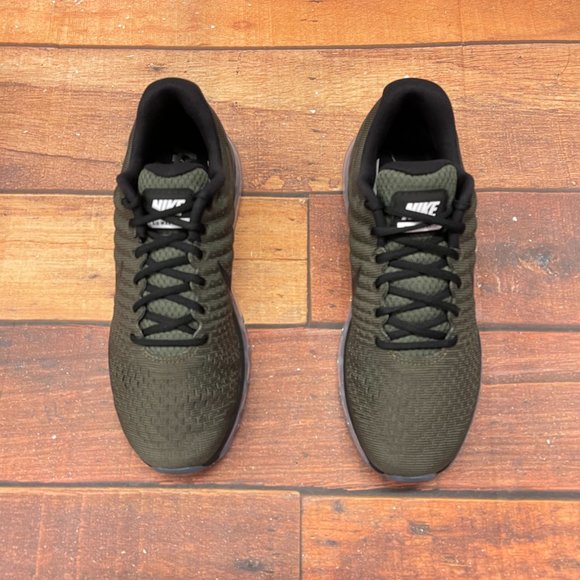 Nike Men's Air Max 2017 Cargo Khaki Running Shoes - Picture 3 of 6